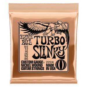 Ernie Ball 2224 Turbo Slinky Electric Guitar Strings  9.5-46